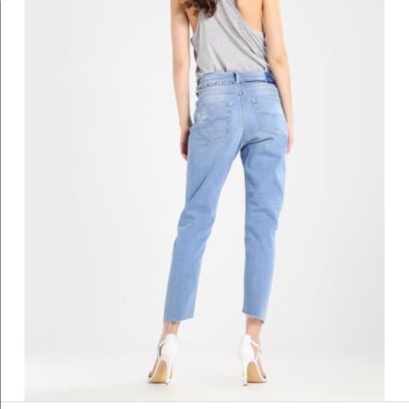 Diesel Reen Seam-C cropped jeans - Picture 1 of 17